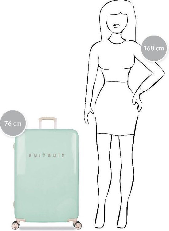 SUITSUIT Fabulous Fifties Reiskoffer 76 cm - Luminous Mint