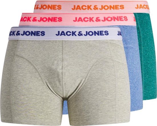 JACK&amp;JONES 3-Pack Boxershorts - Grey Melange - Maat M