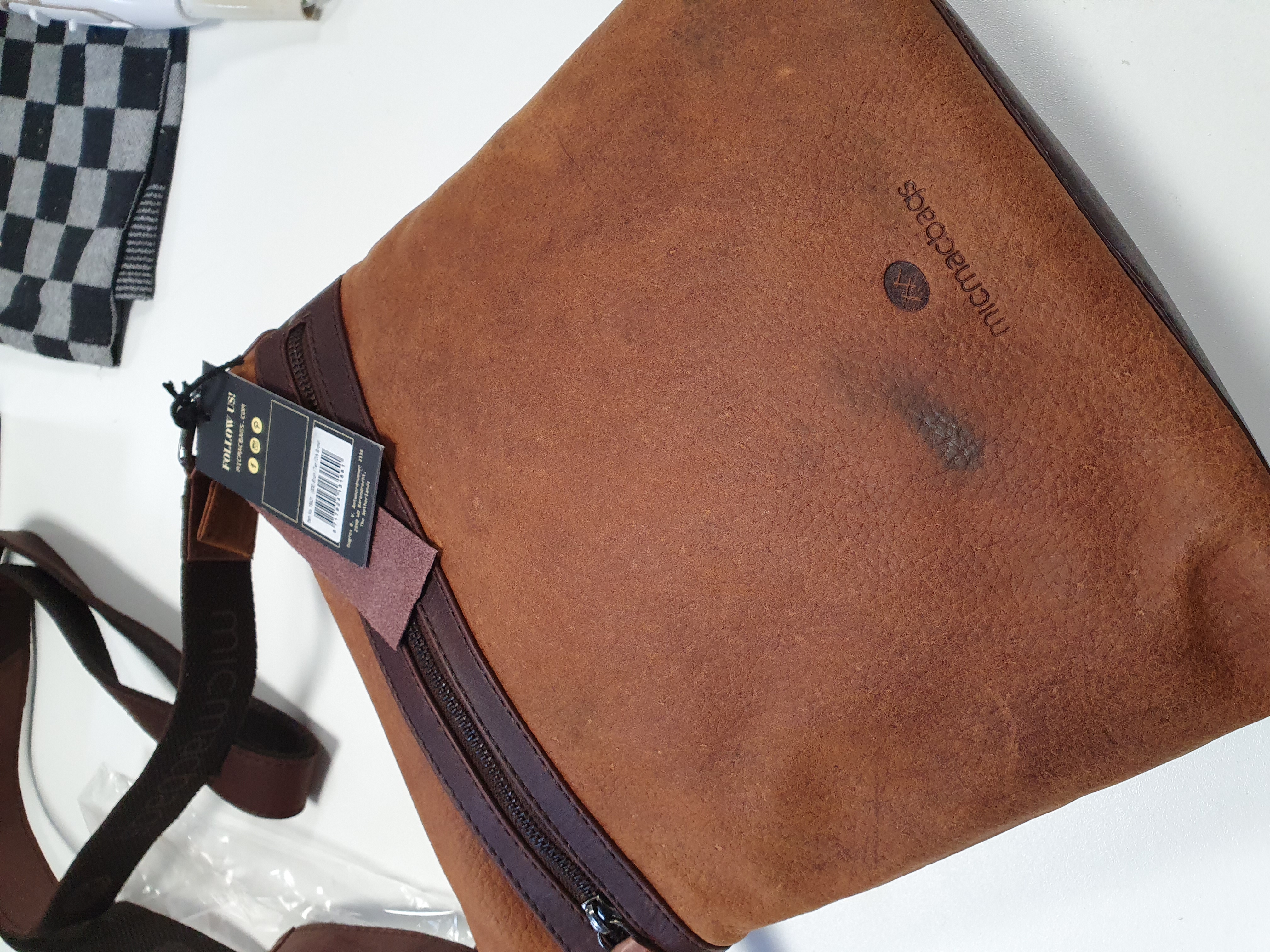 Micmacbags Montana Schoudertas - Bruin