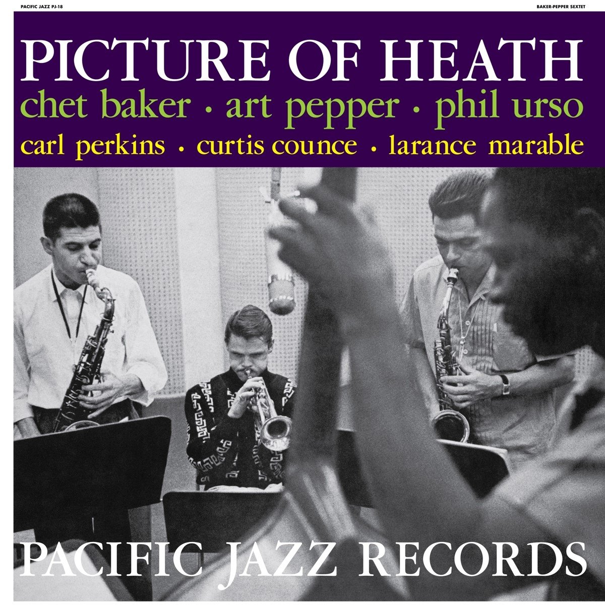jazz, saxofon, trompet, kwartet, zwart-wit