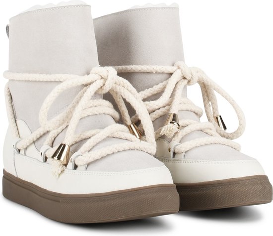 PS Poelman - Maat 41 -  MIA Dames Snowboots - Gebroken wit