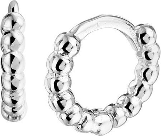 The Jewelry Collection - Klapoorringen - Zilver - 12 mm