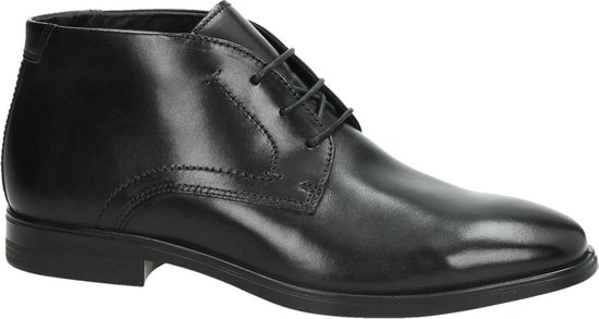 ECCO Melbourne - maat 49- Heren Veterschoenen - Zwart