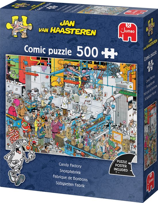 Jan van Haasteren - Snoepfabriek - 500 stukjes puzzel - Legpuzzel