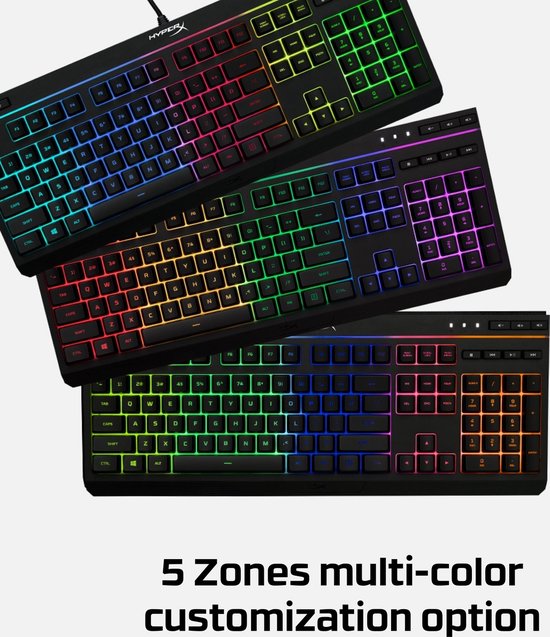 HyperX Alloy Core - Gaming Toetsenbord - RGB - Membraan - Qwerty - Zwart