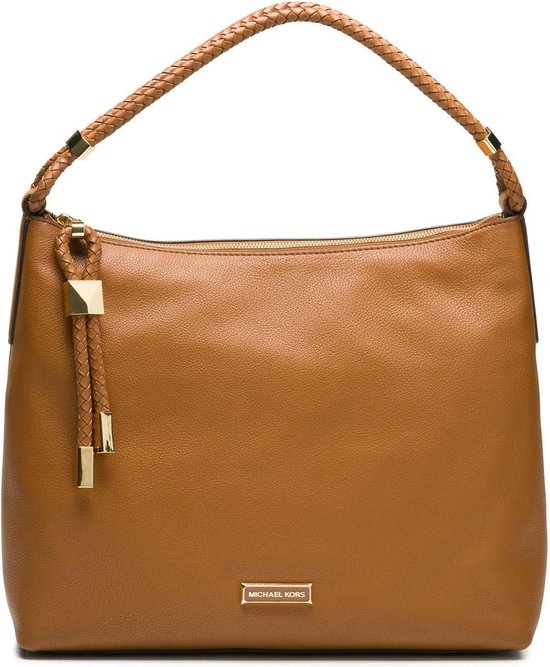 Michael Kors Schoudertas Lexington Leer - bruin