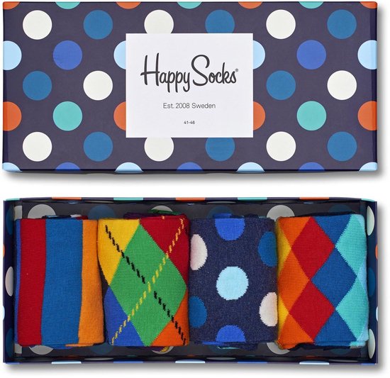 Happy Socks Big Dot Giftbox - Maat 41-46