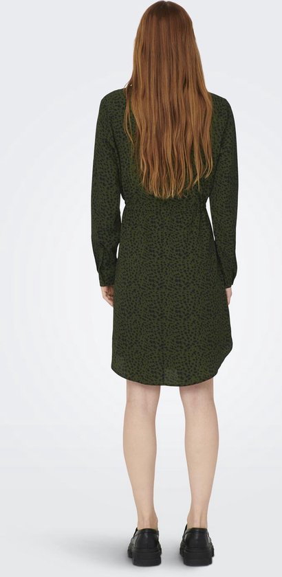 JDY Maat S JDYPIPER L/S SHIRT STRING DRESS WVN Dames Jurk