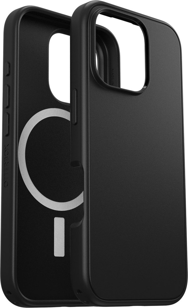 case, phone case, magnetic, black, two-piece