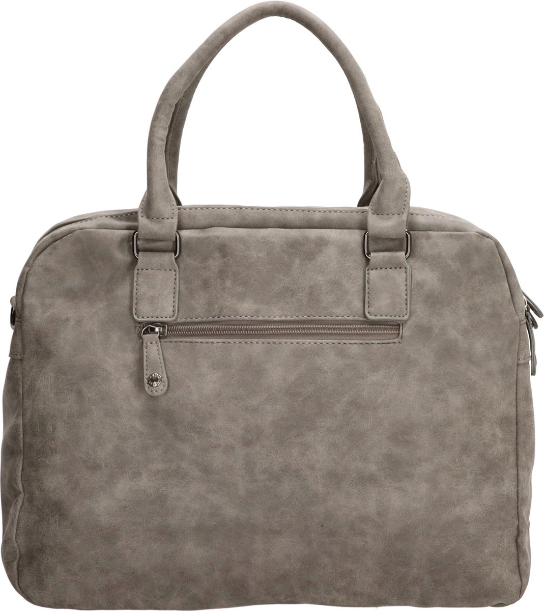 Enrico Benetti Ardèche 66585 Handtas met 15" laptopvak- Midden Grijs