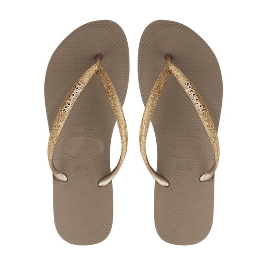 Havaianas Slim Glitter Dames Slippers - 41/42