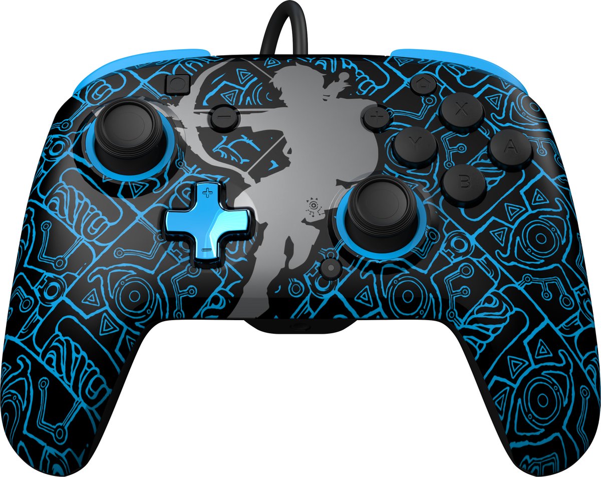 PDP Rematch Glow - Gaming Controller - Jack - Geschikt voor Nintendo Switch - Zelda Sheikah Shoot