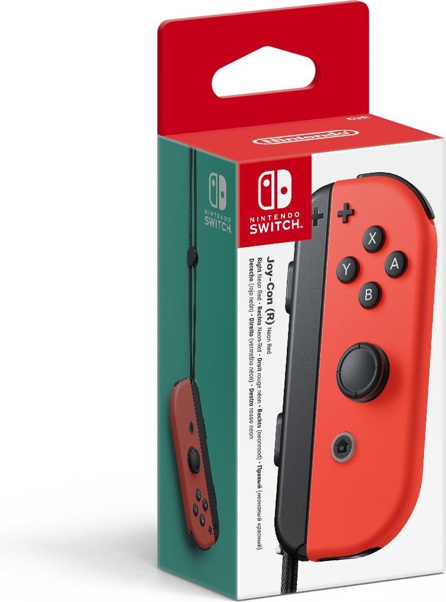 Nintendo Switch Joy-Con Controller Rechts - Neon Rood