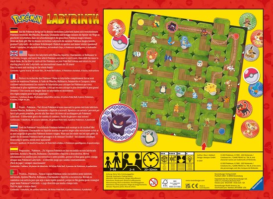 Ravensburger Pokémon Labyrinth - Bordspel