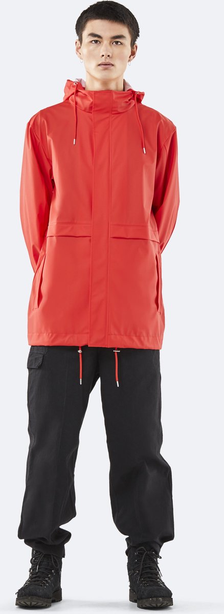 Rains - Maat M/L - Tracksuit Jacket 1262 Jas - 08 Red