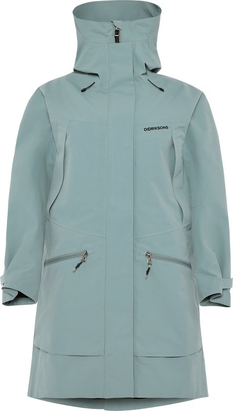 Didriksons Maat 38 ILMA WNS PARKA 8 Dames Outdoorjas - Factory Blue