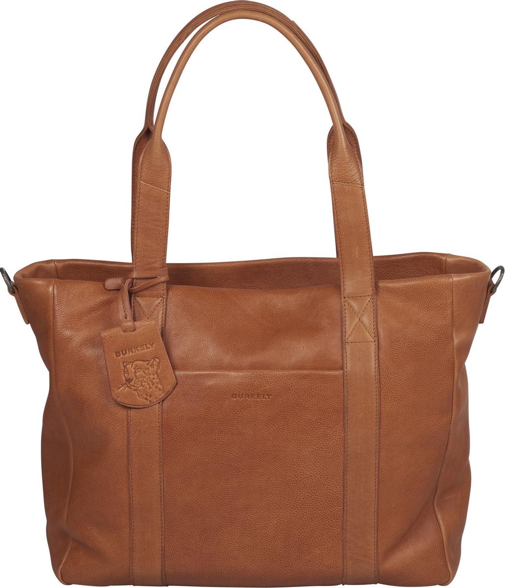 leren, handtas, tassen, bruin, leren tote