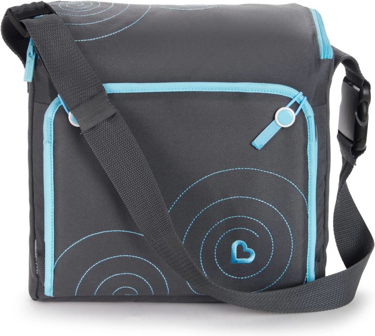 Munchkin stoelverhoger blauw - draagbaar kinderzitje