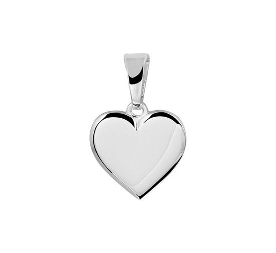 The Jewelry Collection Graveerhartje - Zilver