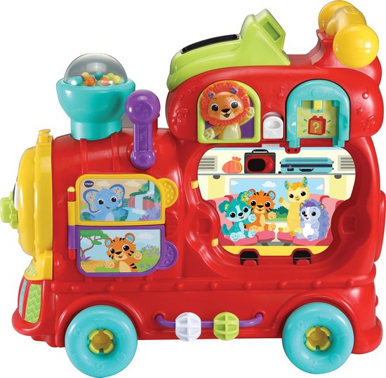 VTech Baby Rijd & Leer Letterlocomotief - Interactief & Educatief Speelgoed - Cijfers, Kleuren en Letters - Cadeau - Baby Speelgoed 1 Jaar tot 3 Jaar