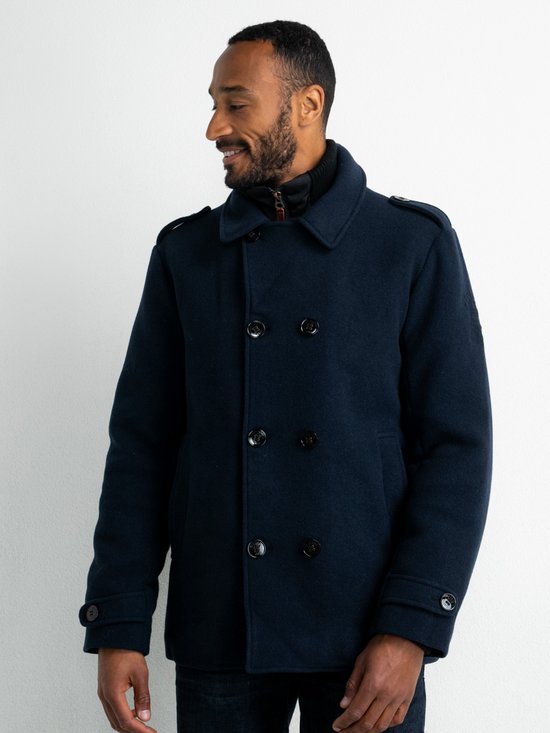 Petrol Industries  Maat XXXL - Heren Klassieke Jas - Blauw