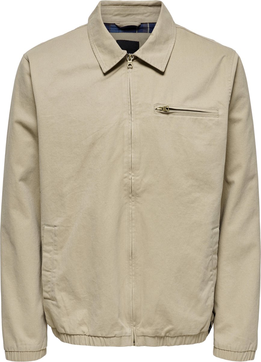 jas, jacket, beige, beige kleur, zak