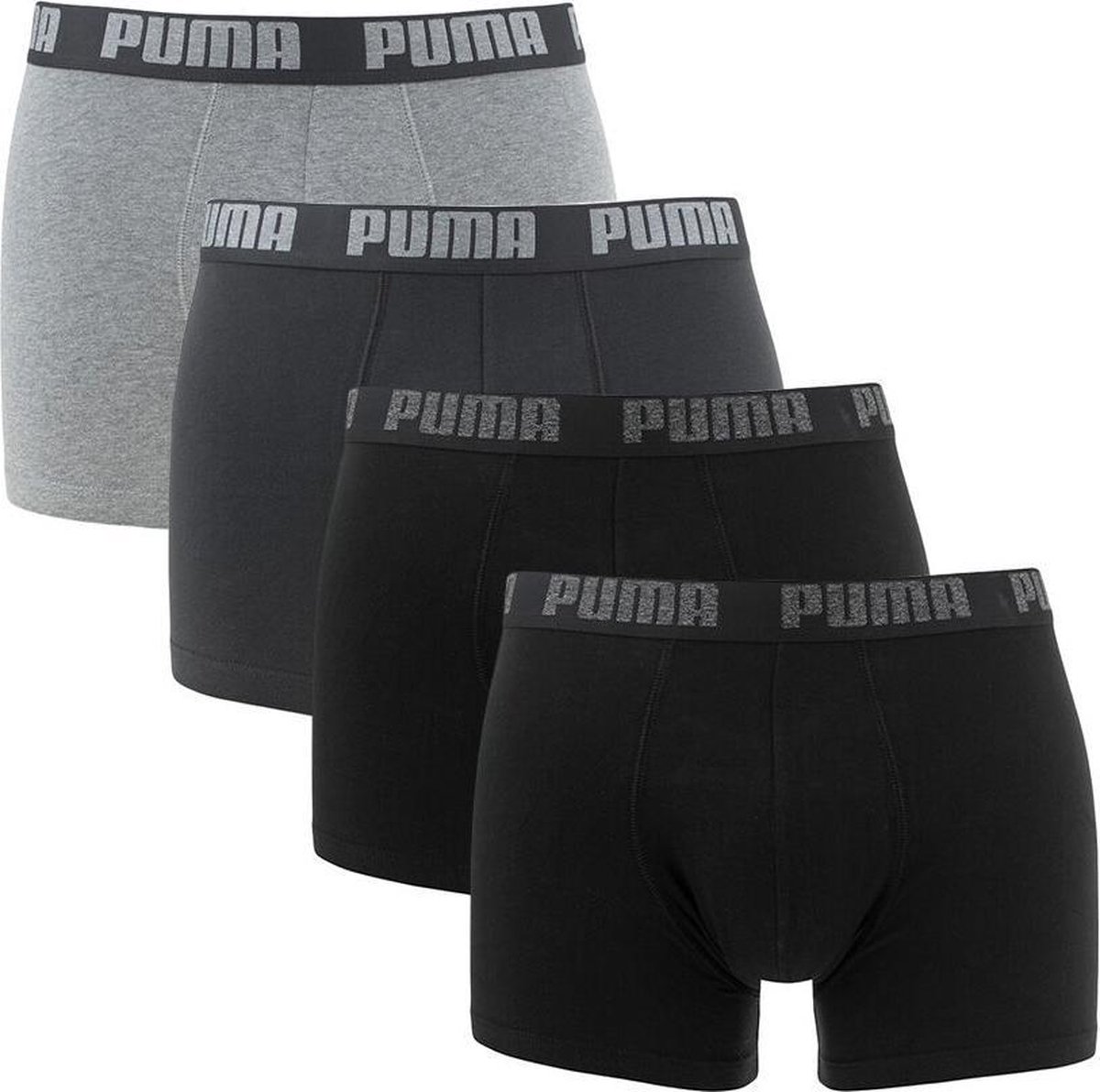 Puma - Maat XL - Basic Boxer Heren Onderbroek - 4-pack