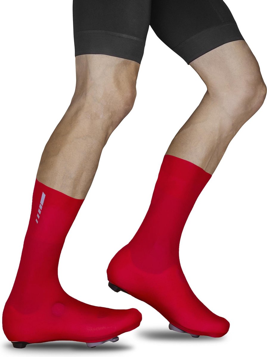 GripGrab - Maat S - GripGrab Race Aero TT Race Day Lycra Overschoen 2 - Rood - Unisex
