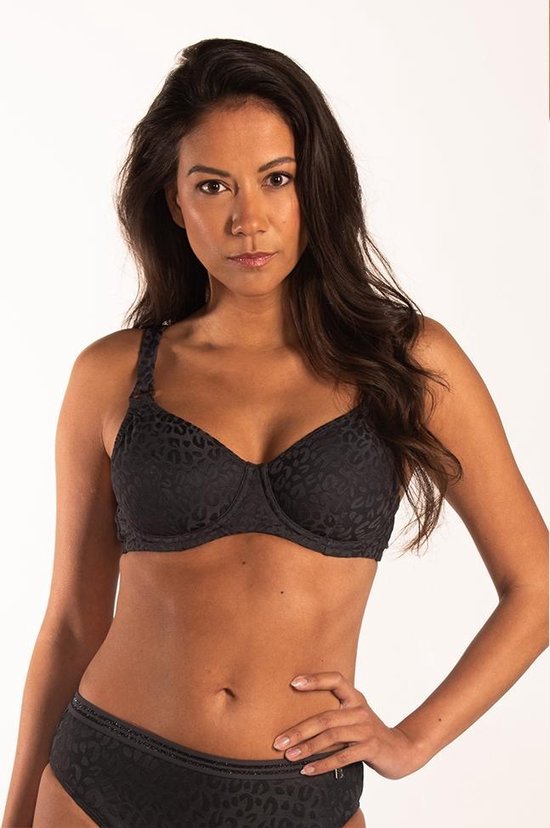 Beachlife - Maat 40F - Textured Leo Bikinitop met beugel Dames