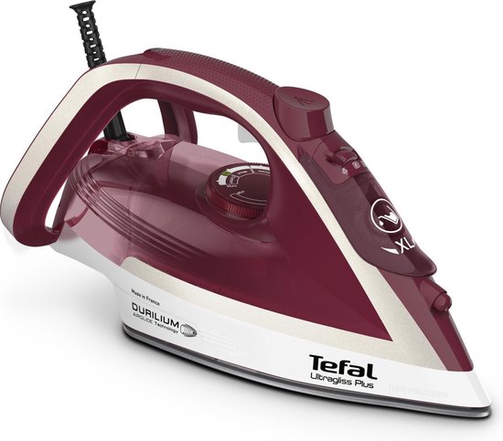 Tefal Ultragliss Plus FV6810 - Stoomstrijkijzer - Krachtige Stoom - Gladde Zool - Anti-Kalk - 2800W