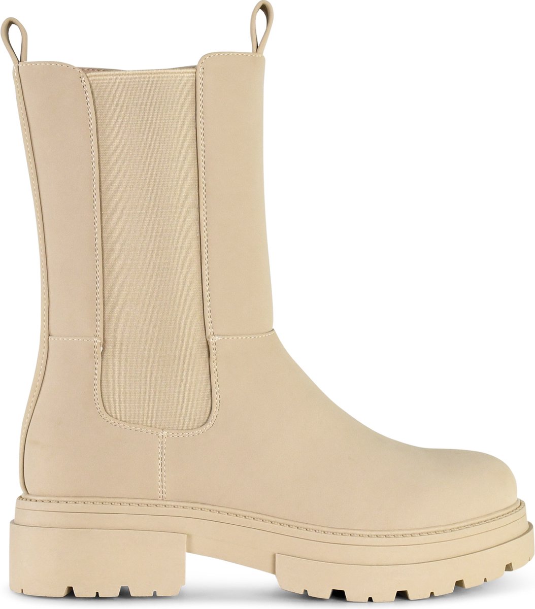 POSH by Poelman - Maat 39 - CHELLY Chelsea Laarzen - Beige