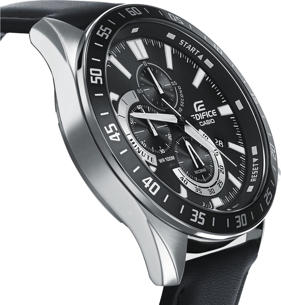 Casio Edifice EFV-620L-1AVUEF Herenhorloge 51 mm - Zwart