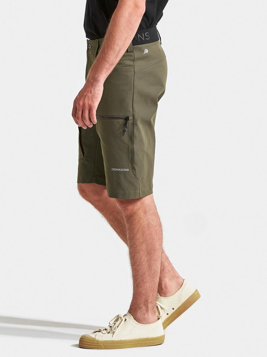 Didriksons - Maat 29 - Adrian Usx Shorts Outdoorbroek Unisex - Fog Green