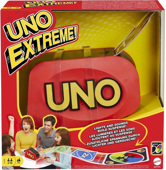 Mattel Games UNO Extreme - vernieuwde versie