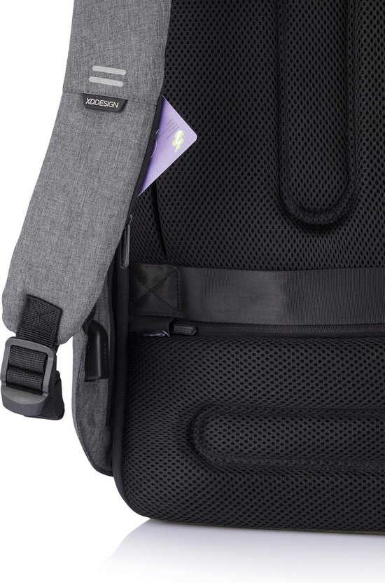 XD Design Bobby Hero XL Anti-Diefstal Rugzak 21,5 liter - Grijs