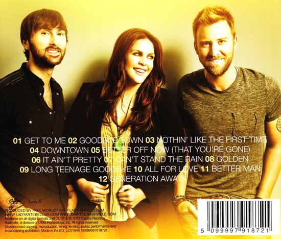 Lady Antebellum - Golden - CD