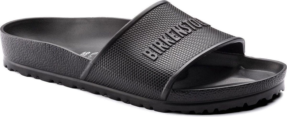 Birkenstock - 43 - Barbados EVA Black  - Regular Heren Slippers - Black