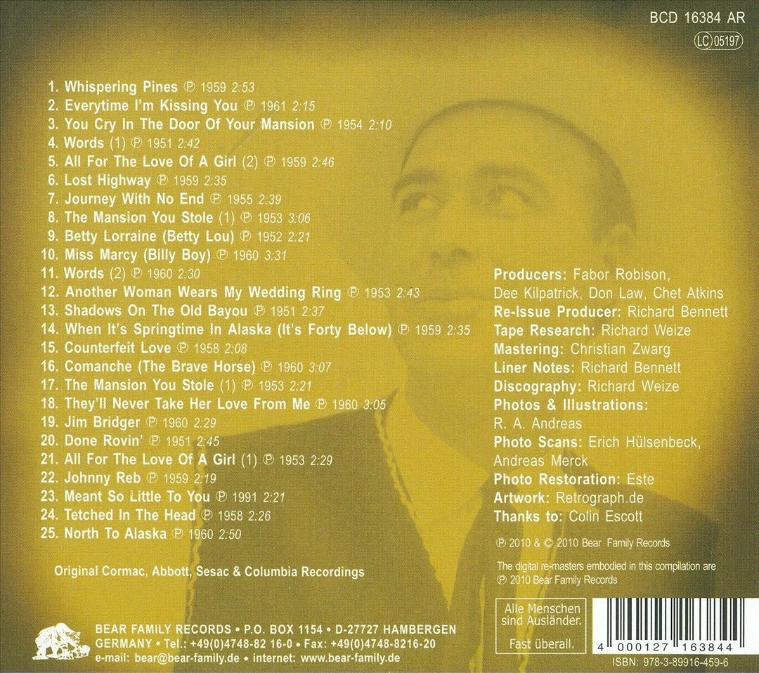Ballads Of Johnny Horton - CD