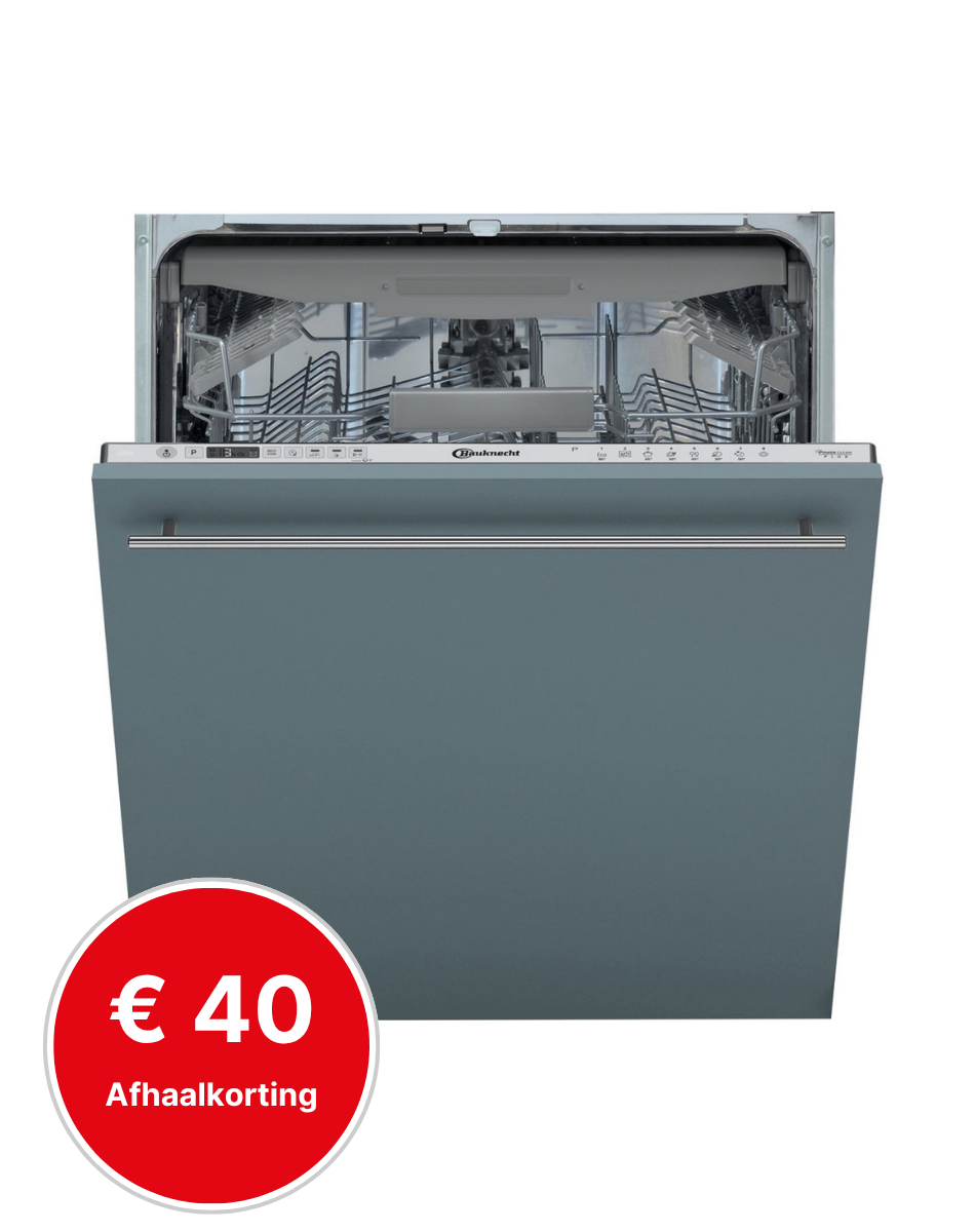 afwasmachine, inbouw, effen, grijs, open