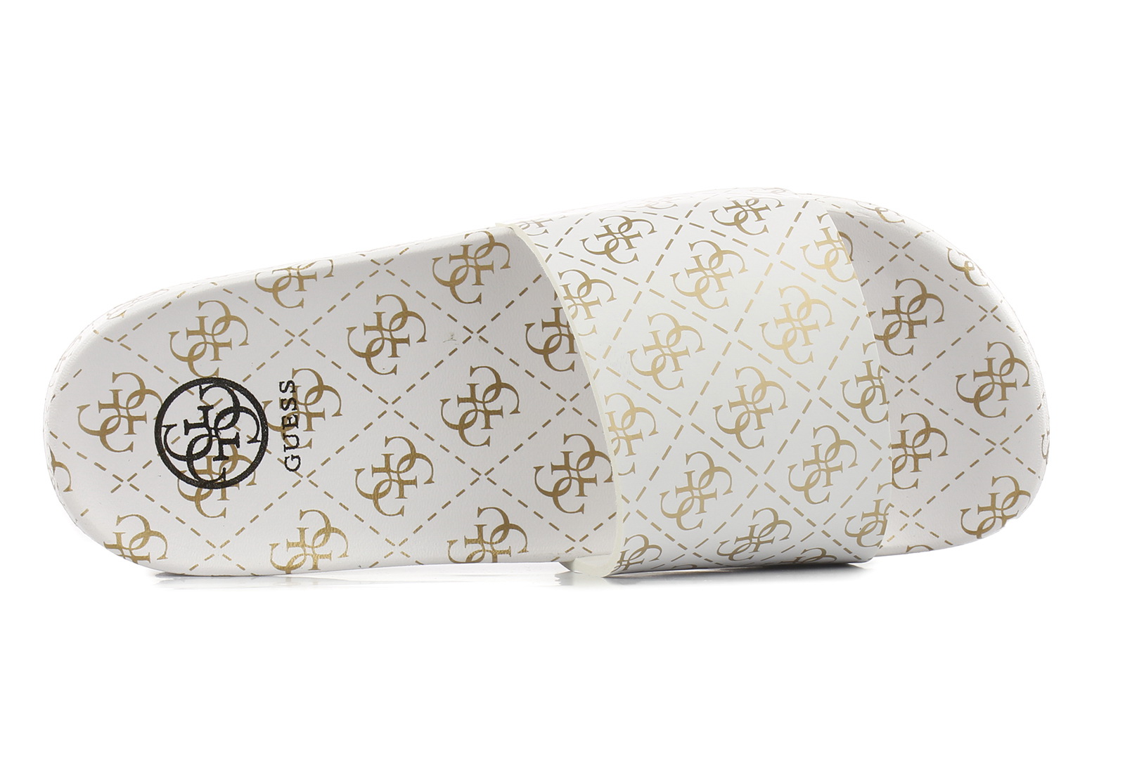 GUESS - maat 37 -  Badslippers Dames - Wit