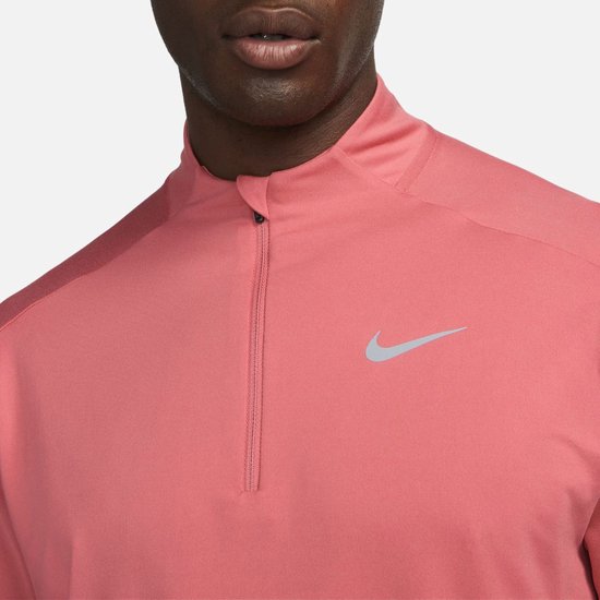 Nike Maat L  Dri-FIT Element Half-Zip LS Sportshirt Mannen