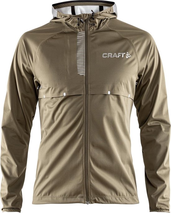 Craft - Maat XL - Repel Sportjas Heren - Dk Olive/Silver