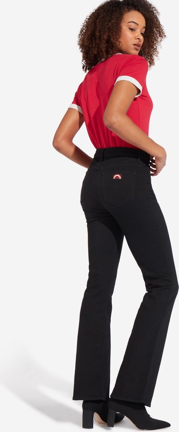 Wrangler Maat W32 X L25 FLARE Flared Dames Jeans