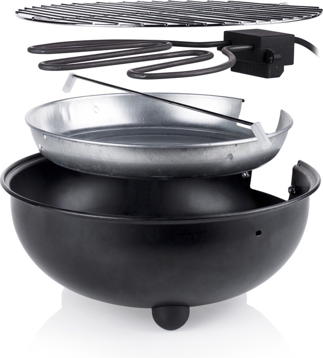 Tristar BQ-2880 Elektrische Barbecue - Grilloppervlak 30 cm - Vaatwasserbestendig rooster - Zwart