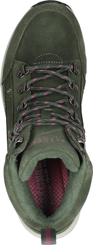 Skechers - maat 40- Uno Rugged Rugged One veterboots groen - Dames
