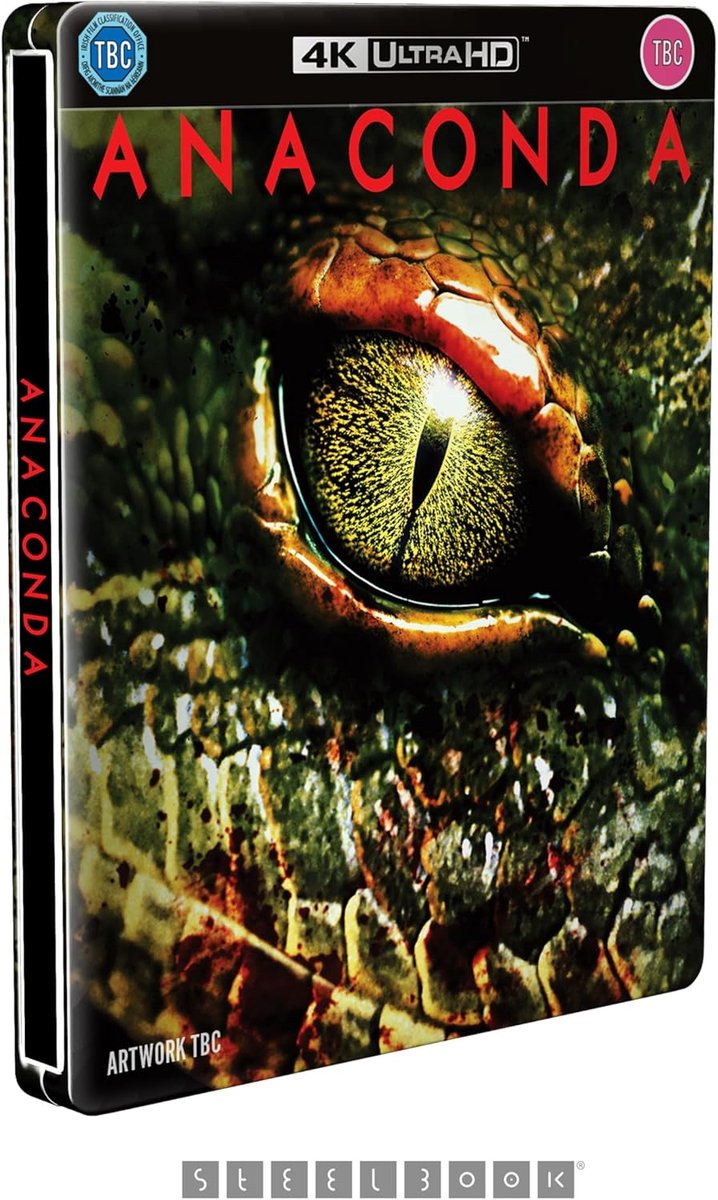 dierlijk oog, reptiel, anaconda, close-up, 4K Ultra HD