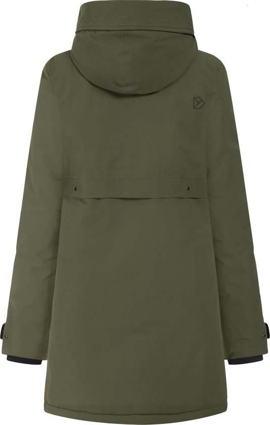Didriksons - Maat 36 - HELLE WNS PARKA 5 Dames Outdoorjas - Deep Green