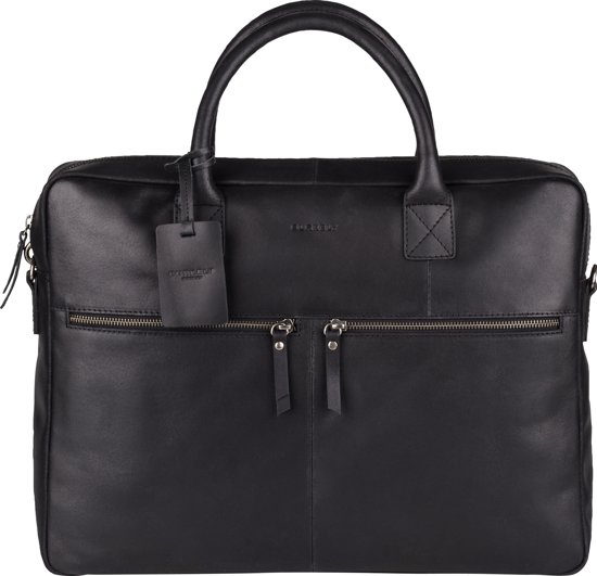 BURKELY Unisex Bart Laptoptas - 15,6 inch - Zwart