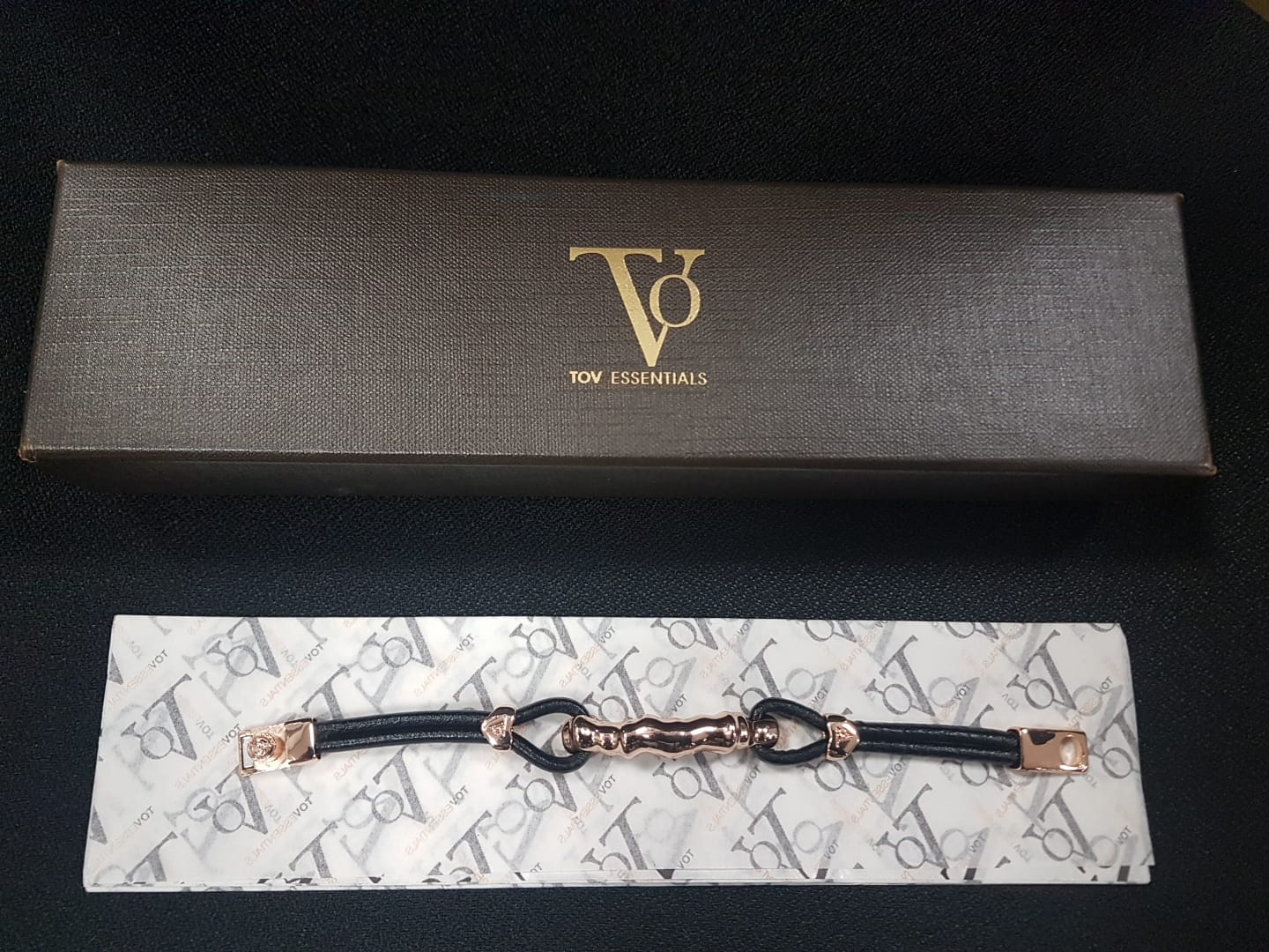 TOV ESSENTIALS ARMBAND - OAK Leren - Armband