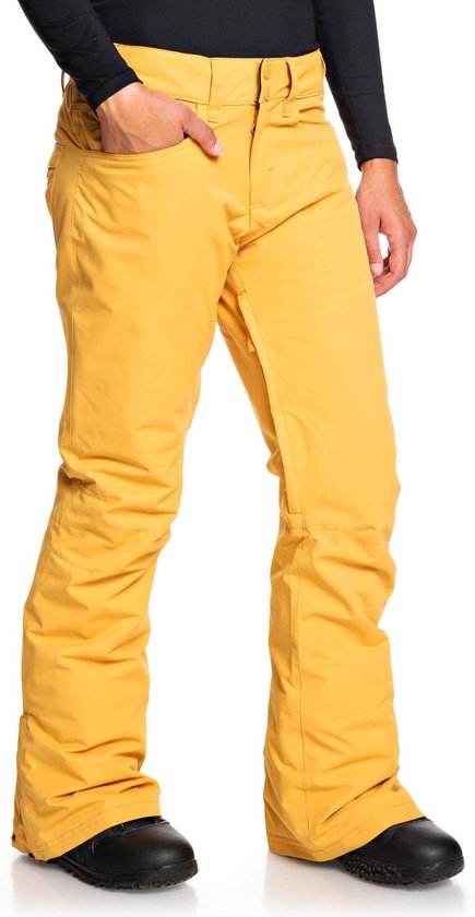 Roxy Backyard Dames Skibroek - Spruce Yellow - Maat XS